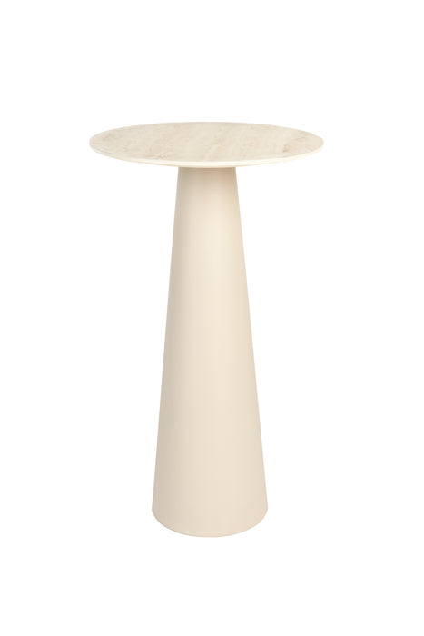 Bijzettafel Joya High Ceramics Beige Ø40x70 cm-Bijzettafels-Creating Home