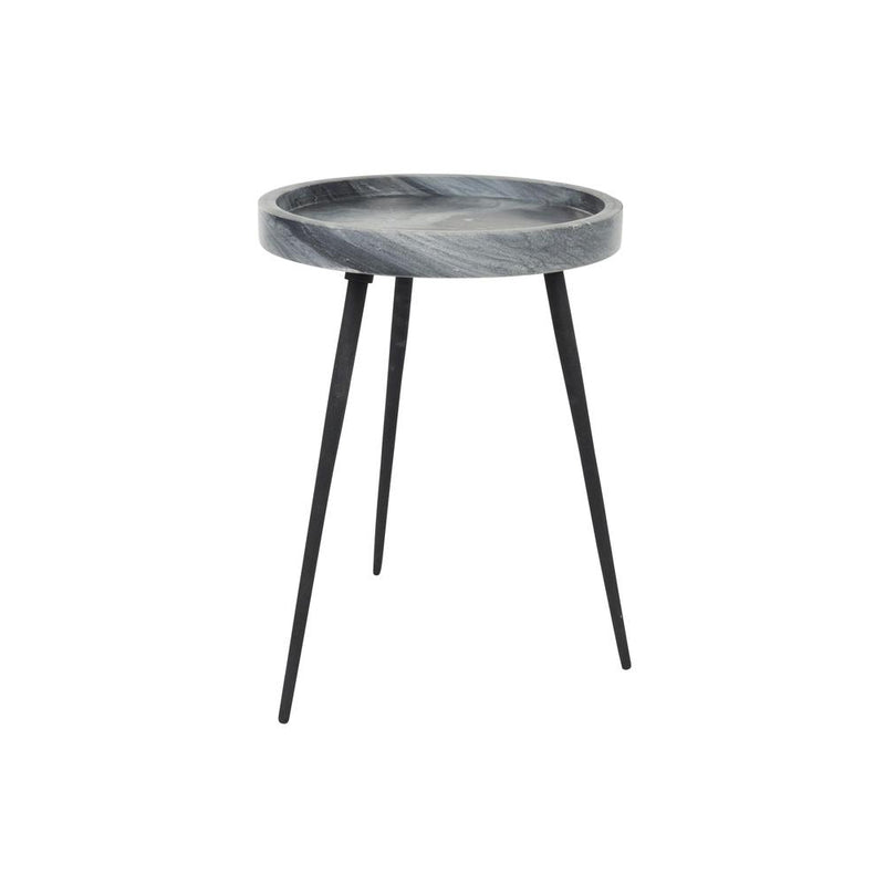Bijzettafel Karrara Marble Grijs 33x33 cm-Bijzettafels-Creating Home