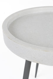Bijzettafel Karrara Marble Wit 33x33 cm-Bijzettafels-Creating Home