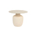 Bijzettafel Karula High Ceramics Beige Ø60x47 cm-Bijzettafels-Creating Home