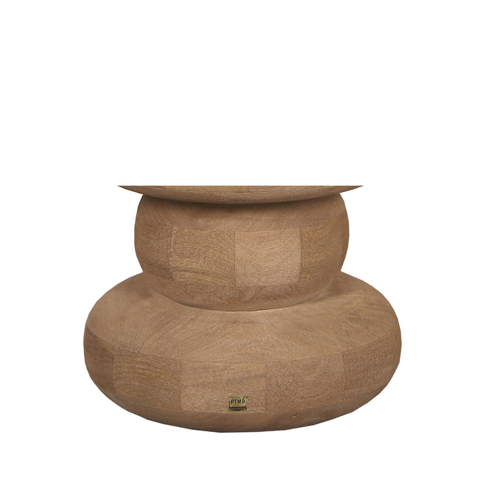 Bijzettafel Keven Mangohout Beige-Bijzettafels-PTMD