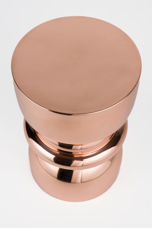 Bijzettafel Kinga Copper Metaal Bronze Ø29.5x48 cm-Bijzettafels-Creating Home