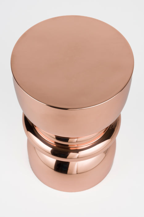 Bijzettafel Kinga Copper Metaal Bronze Ø29.5x48 cm-Bijzettafels-Creating Home