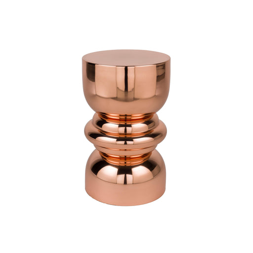 Bijzettafel Kinga Copper Metaal Bronze Ø29.5x48 cm-Bijzettafels-Creating Home