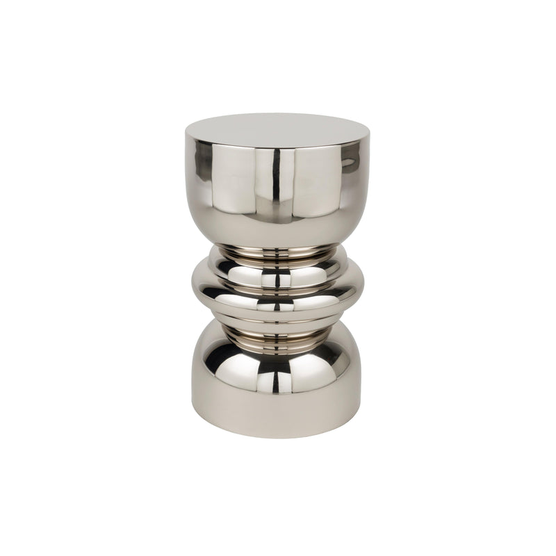 Bijzettafel Kinga Metaal Zilver 29.5x29.5 cm-Bijzettafels-Creating Home