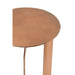 Bijzettafel Koper ijzer 30 cm 30x30x71 cm-Bijzettafels-J-Line