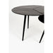 Bijzettafel Kourdebour (set Of 2) Aluminum Zwart Ø60x41 cm-Bijzettafels-Creating Home