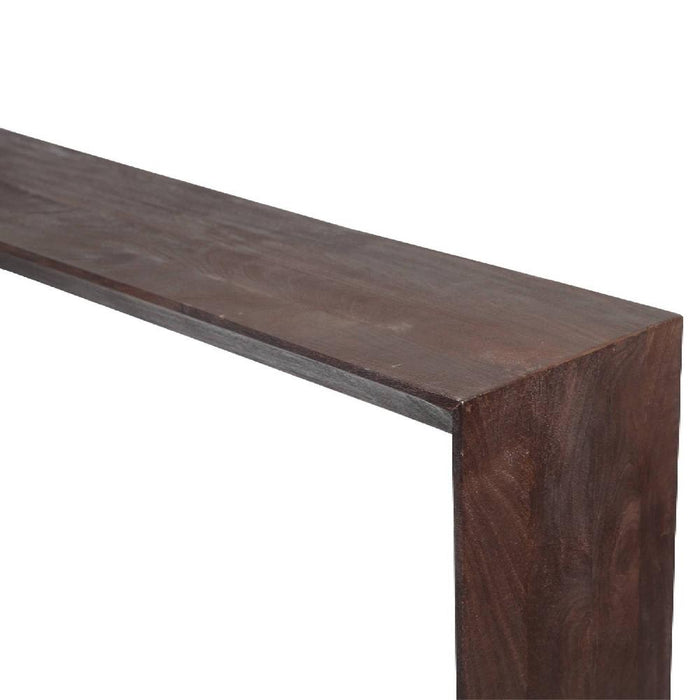 Bijzettafel Kyro Mangohout Bruin 40x180 cm-Bijzettafels-PTMD