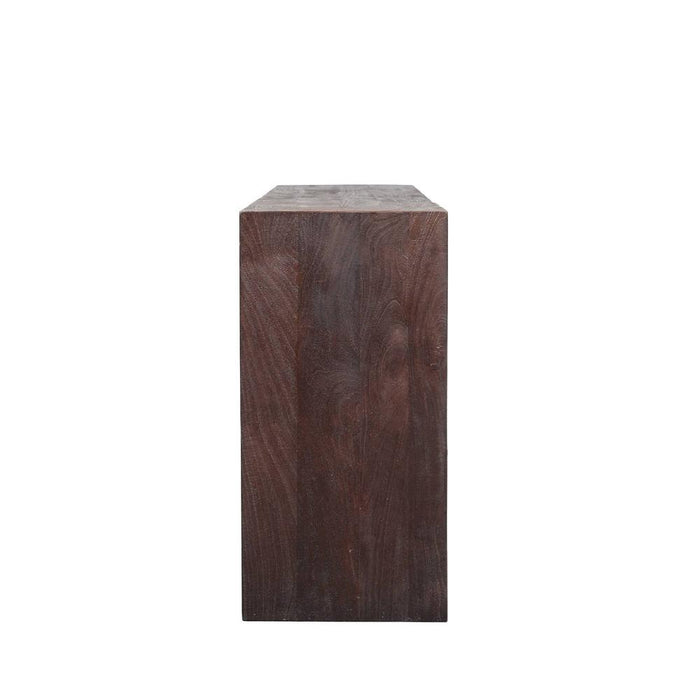 Bijzettafel Kyro Mangohout Bruin 40x180 cm-Bijzettafels-PTMD