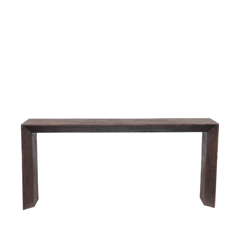 Bijzettafel Kyro Mangohout Bruin 40x180 cm-Bijzettafels-PTMD