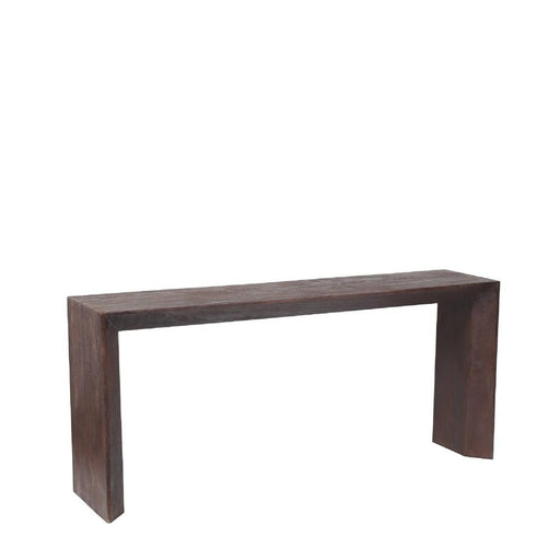 Bijzettafel Kyro Mangohout Bruin 40x180 cm-Bijzettafels-PTMD