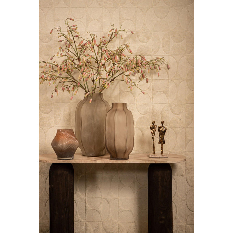 Bijzettafel Liora Mangohout Bruin 33x106 cm-Bijzettafels-PTMD