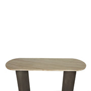 Bijzettafel Liora Mangohout Bruin 33x106 cm-Bijzettafels-PTMD