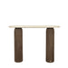 Bijzettafel Liora Mangohout Bruin 33x106 cm-PTMD