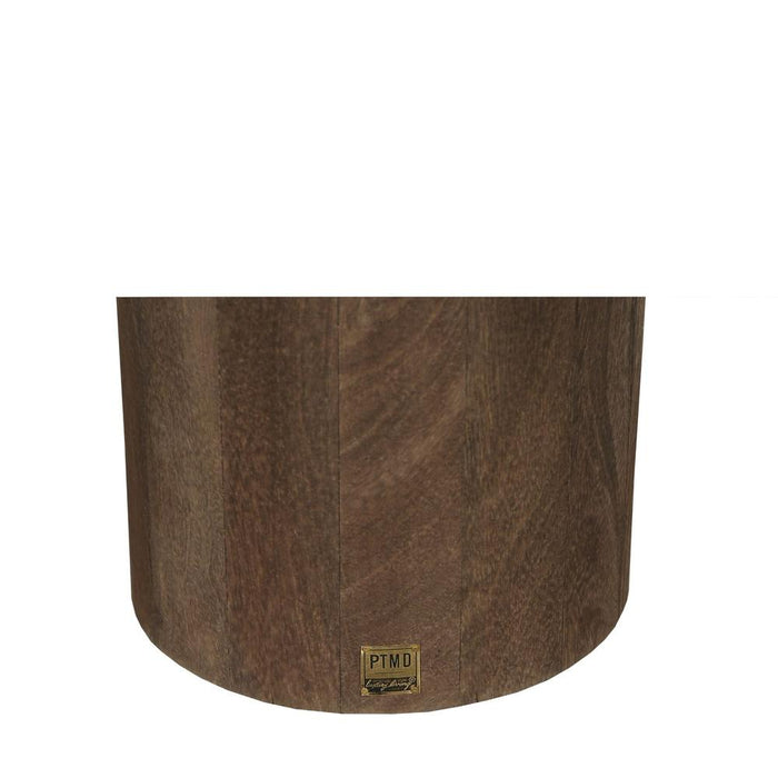 Bijzettafel Liora Mangohout Bruin 45 cm-Bijzettafels-PTMD