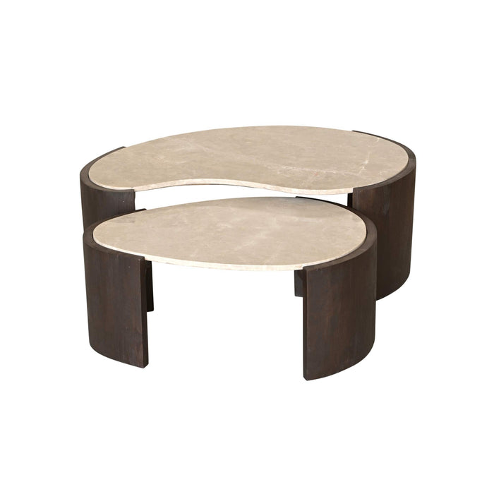 Bijzettafel Lume marmer 71 cm