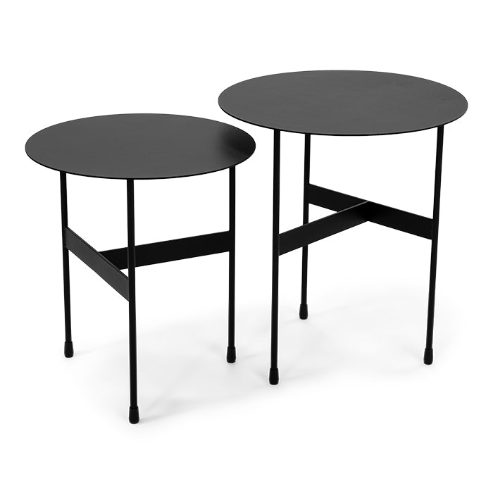 Bijzettafel MIRA HIGH Staal Zwart 45x45x50cm Spinder Design-Bijzettafels-Spinder