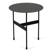 Bijzettafel MIRA LOW Staal Zwart 40x40x45cm Spinder Design-Bijzettafels-Spinder