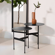 Bijzettafel MIRA LOW Staal Zwart 40x40x45cm Spinder Design-Bijzettafels-Spinder