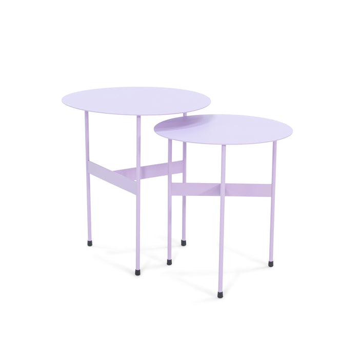 Bijzettafel MIRA Staal Lila 40x40x45cm Spinder Design-Bijzettafels-Spinder