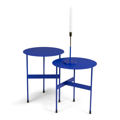 Bijzettafel MIRA Staal Ultramarine 40x40x45cm Spinder Design-Bijzettafels-Spinder