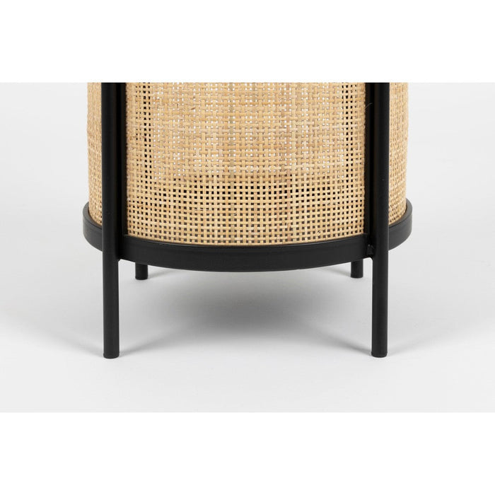 Bijzettafel Makoto Ash veneer,MDF Zwart Ø30x50 cm-Bijzettafels-Creating Home