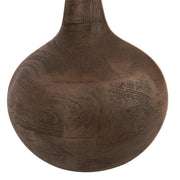 Bijzettafel Mangohout Grijs 55 cm-Bijzettafels-PTMD