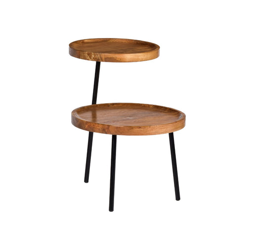 Bijzettafel Mangohout Naturel hout 45 cm-Bijzettafels-Brix