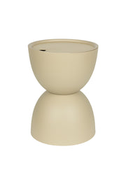 Bijzettafel Mara Beige Outdoor Polypropyleen Beige 34x34 cm-Bijzettafels-Creating Home