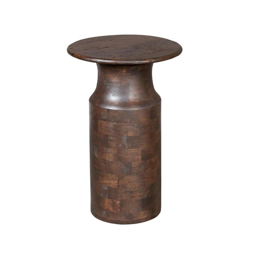 Bijzettafel Mason Bruin Mangohout 40 cm 40x40x60 cm-Bijzettafels-Starfurn