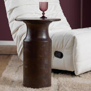 Bijzettafel Mason Bruin Mangohout 40 cm 40x40x60 cm-Bijzettafels-Starfurn