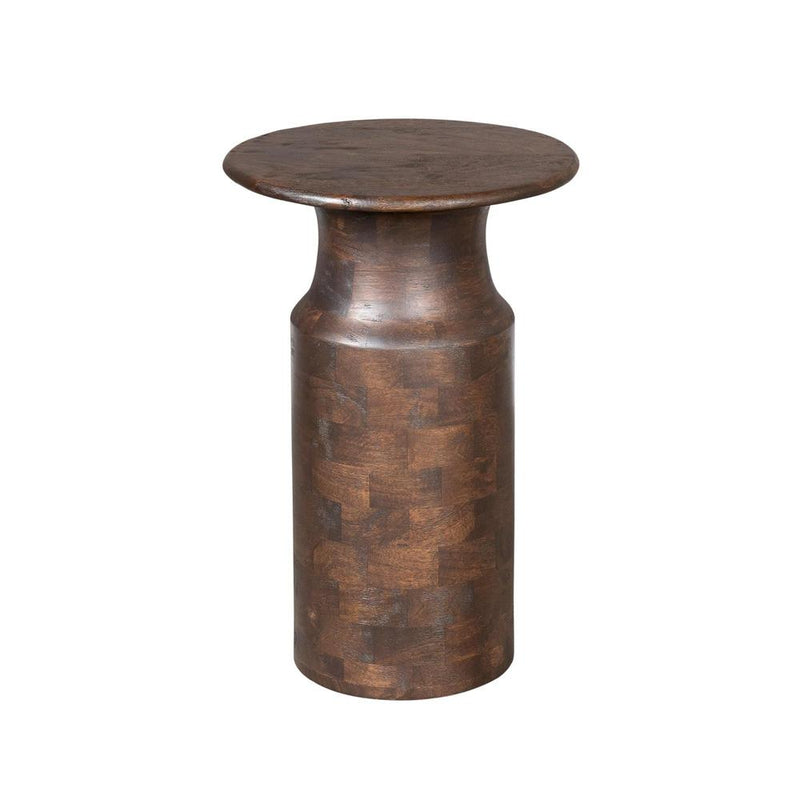 Bijzettafel Mason Bruin Mangohout 40 cm 40x40x60 cm-Bijzettafels-Starfurn