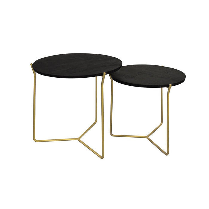 Bijzettafel Mason Mangohout Naturel hout 52 cm-Bijzettafels-Livingfurn