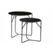 Bijzettafel Mason Marble Marmer Zwart 53 cm 53x53x54 cm-Bijzettafels-Livingfurn