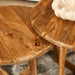 Bijzettafel Milou Naturel 60 cm 60x60x45 cm-Salontafels-Starfurn