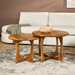 Bijzettafel Milou Naturel 60 cm 60x60x45 cm-Salontafels-Starfurn