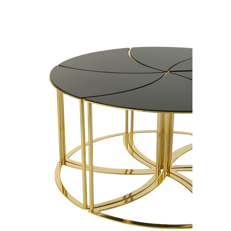 Bijzettafel Mix Ijzer 100 cm 100x100x48 cm-Bijzettafels-J-Line