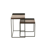 Bijzettafel Mix Ijzer 40x60 cm-Bijzettafels-J-Line