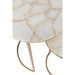 Bijzettafel Mix Staal 36 cm Staal,stone 35.5x35.5x61 cm 35983-Bijzettafels-J-Line