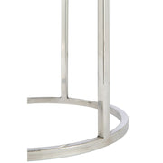 Bijzettafel Mix Staal 36 cm Staal,stone 35.5x35.5x61 cm 35984-Bijzettafels-J-Line