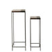 Bijzettafel Mix ijzer 41 cm 41x41x119 cm-Bijzettafels-J-Line