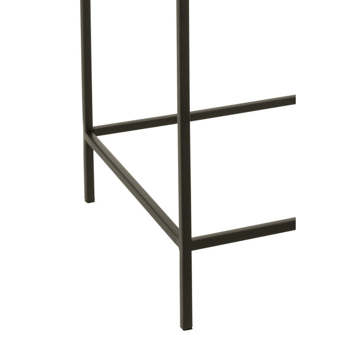 Bijzettafel Mix ijzer 41 cm 41x41x119 cm-Bijzettafels-J-Line