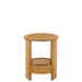Bijzettafel Naturel Bamboe 40 cm 40x40x49.5 cm-Bijzettafels-J-Line