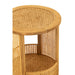 Bijzettafel Naturel Bamboe 40 cm 40x40x49.5 cm-Bijzettafels-J-Line