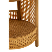 Bijzettafel Naturel Bamboe 40 cm 40x40x49.5 cm-Bijzettafels-J-Line