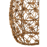 Bijzettafel Naturel Banana leaf 30 cm 30x30x55 cm-Bijzettafels-J-Line