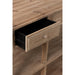 Bijzettafel Naturel Eucalyptus hout 70x131 cm-Bijzettafels-J-Line