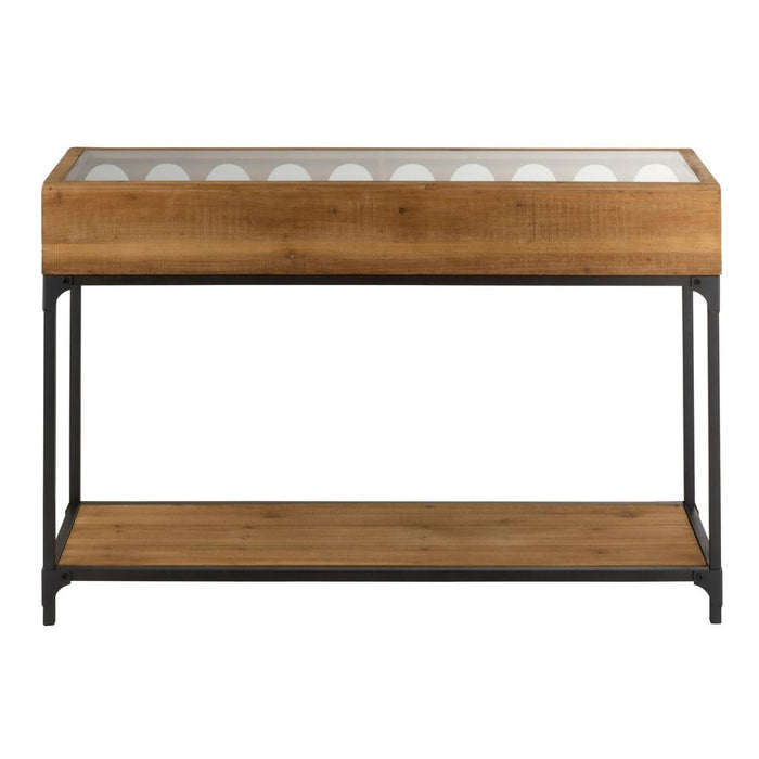 Bijzettafel Naturel Fir hout 38x120 cm-Bijzettafels-J-Line