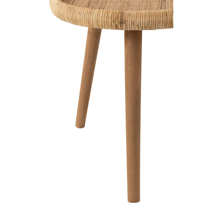Bijzettafel Naturel Fir hout 60 cm-Bijzettafels-J-Line