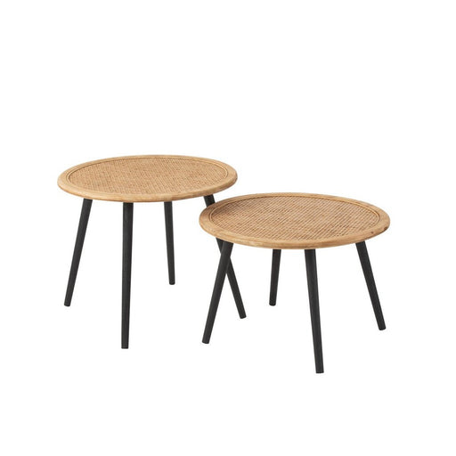Bijzettafel Naturel Fir hout 67 cm 67x67x56.5 cm-Bijzettafels-J-Line